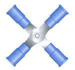 B-2XCX - 4 way Connectors Solderless Terminals image