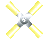 C-5XC - 4 way Connectors Solderless Terminals image