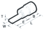 Blade Terminal Dimension Drawing