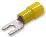 Self-Locking Spade Solderless Terminals (Brazed) - Insulated